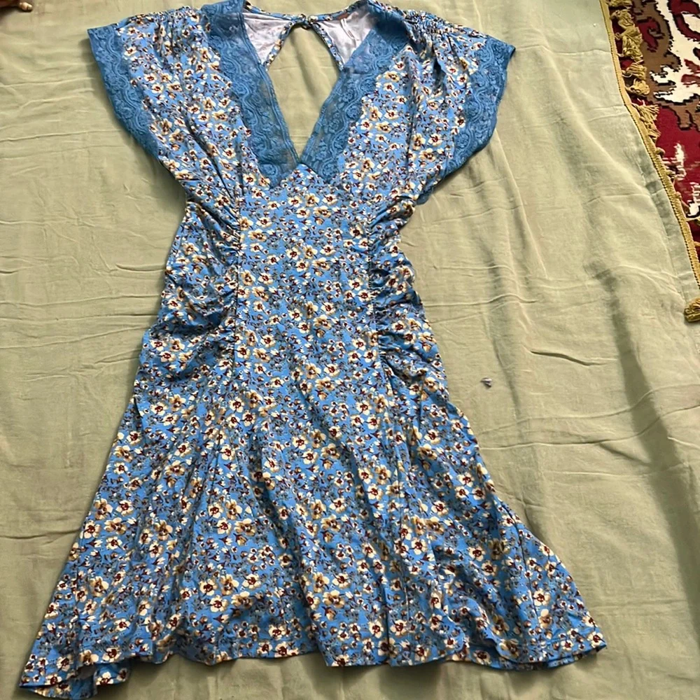 Free People Sweet Talker Mini Dress NWOT Size XS - Picture 2 of 11